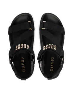 Guess Sandały FLJFTT FAL03 Czarny