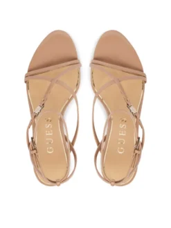 Guess Sandały FLTCON LEA03 Beżowy