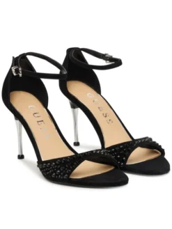 Guess Sandały FLTSNA SUE03 Czarny