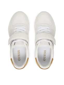 Guess Sneakersy FLFHNN ELE12 Biały
