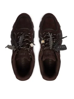 Guess Sneakersy FLFIRR SUE12 Brązowy ciemny