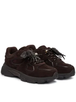 Guess Sneakersy FLFIRR SUE12 Brązowy ciemny