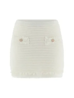 Guess Spódnica 175955 Biały Classic Fit