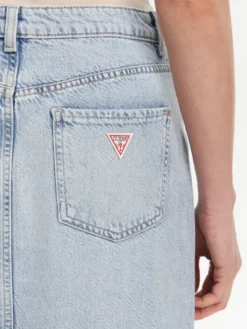 Guess Spódnica jeansowa W5GD83 D5B96 Niebieski Regular Fit