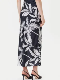 Guess Spódnica midi W5YD55 WF1T2 Czarny Regular Fit