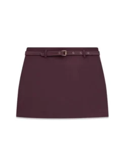 Guess Spódnica mini 183547 Fioletowy Classic Fit