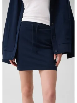 Guess Spódnica mini 183415 Niebieski Classic Fit