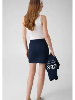 Guess Spódnica mini 183415 Niebieski Classic Fit