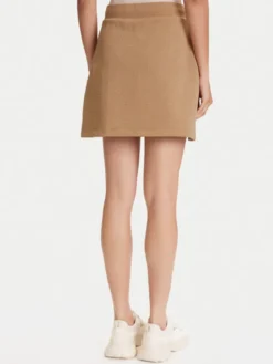 Guess Spódnica mini V5YD03 KBSL2 Brązowy Regular Fit
