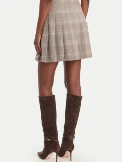 Guess Spódnica mini W6RD55 WJ642 Brązowy Regular Fit