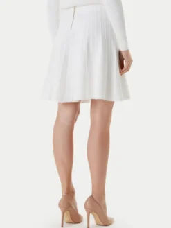 Guess Spódnica mini W5YD65 Z0130 Biały Regular Fit