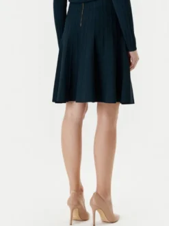 Guess Spódnica mini W5YD65 Z0130 Zielony Regular Fit