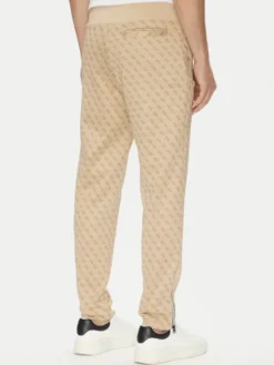 Guess Spodnie dresowe Korbin Z2BB05 FL04Q Beżowy Regular Fit