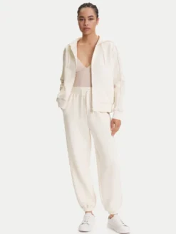 Guess Spodnie dresowe V5YB02 KB3P2 Écru Regular Fit