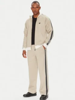 Guess Spodnie dresowe Z5YB14 KCRU2 Beżowy Regular Fit