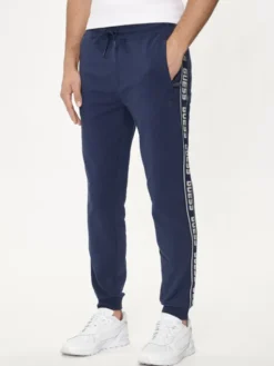 Guess Spodnie dresowe Z2YB19 K6ZS1 Granatowy Regular Fit