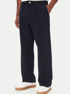Guess Spodnie materiałowe M6YB13 K4252 Granatowy Regular Fit