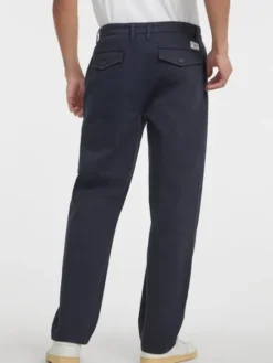 Guess Spodnie materiałowe 166057 Niebieski Regular Fit