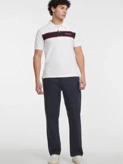 Guess Spodnie materiałowe 166057 Niebieski Regular Fit