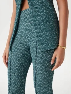 Guess Spodnie materiałowe 176851 Zielony Slim Fit