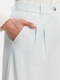 Guess Spodnie palazzo W5GB02 WH9Y2 Błękitny Wide Leg
