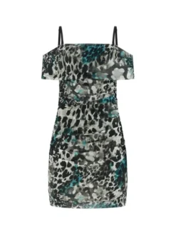 Guess Sukienka codzienna 177655 Kolorowy Classic Fit