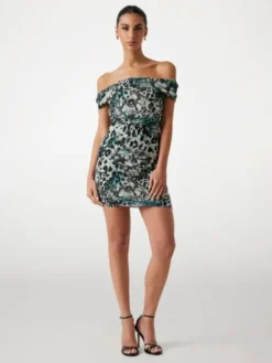 Guess Sukienka codzienna 177655 Kolorowy Classic Fit