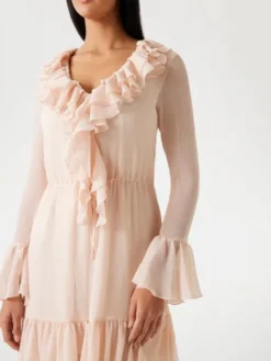 Guess Sukienka codzienna 175821 Różowy Classic Fit