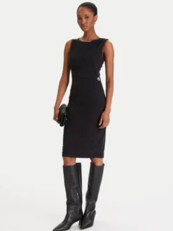 Guess Sukienka codzienna W5YK27 KAQL2 Czarny Regular Fit