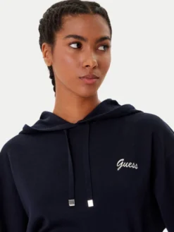 Guess Sukienka dzianinowa V5BK01 Z1152 Granatowy Regular Fit