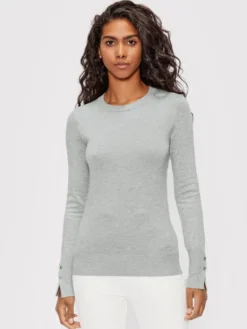 Guess Sweter Elinor W2YR30 Z2V62 Szary Regular Fit