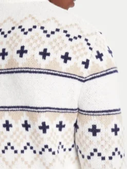 Guess Sweter M5BR61 Z4142 Écru Regular Fit