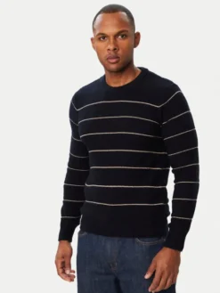 Guess Sweter M6BR37 Z1418 Granatowy Regular Fit