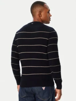 Guess Sweter M6BR37 Z1418 Granatowy Regular Fit
