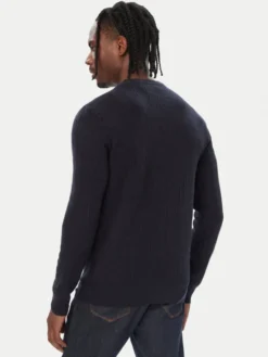 Guess Sweter M6BR23 Z1373 Granatowy Regular Fit