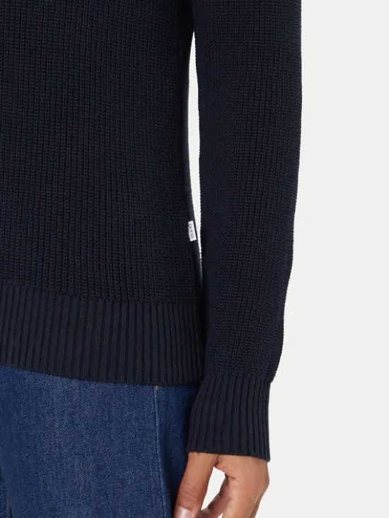 Guess Sweter M4BR30 Z3HM1 Granatowy Regular Fit