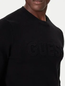Guess Sweter M5BR35 Z2ZK2 Czarny Regular Fit