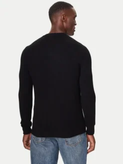 Guess Sweter M5BR35 Z2ZK2 Czarny Regular Fit