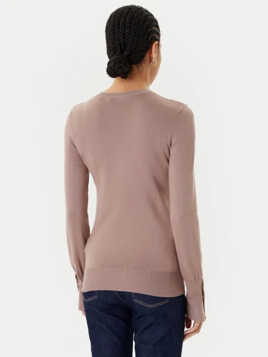 Guess Sweter W2YR30 Z2V62 Brązowy Regular Fit