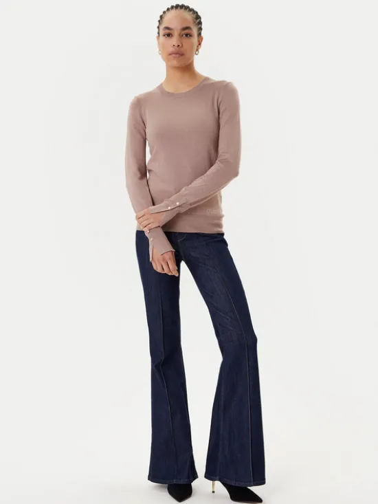 Guess Sweter W2YR30 Z2V62 Brązowy Regular Fit