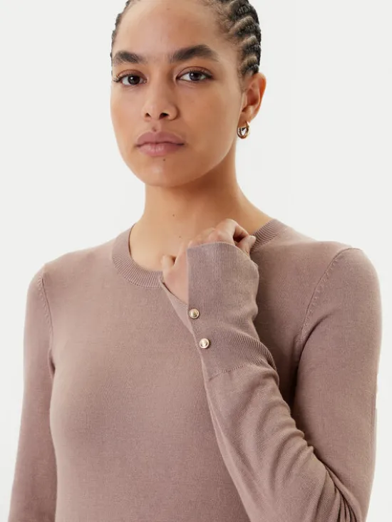 Guess Sweter W2YR30 Z2V62 Brązowy Regular Fit