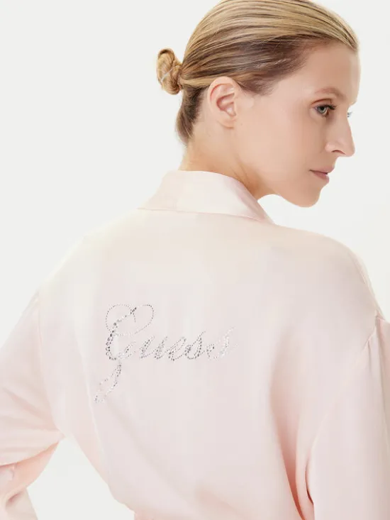 Guess Szlafrok O5BX06 WH9C2 Różowy