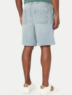 Guess Szorty jeansowe Carson M6YDVB D1407 Niebieski jasny Relaxed Fit