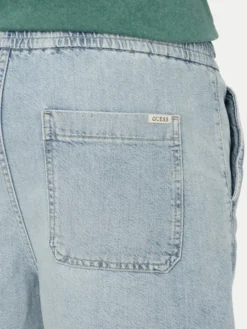 Guess Szorty jeansowe Carson M6YDVB D1407 Niebieski jasny Relaxed Fit
