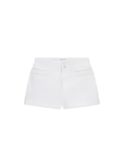 Guess Szorty materiałowe 183153 Biały Short Fit