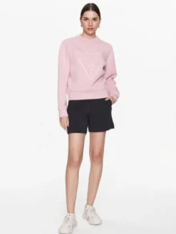 Guess Szorty sportowe Elly V2YD10 K7UW2 Szary Relaxed Fit