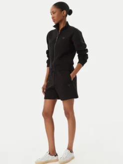 Guess Szorty sportowe Elly V2YD10 K7UW2 Czarny Relaxed Fit
