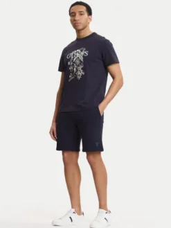 Guess Szorty sportowe M6GD12 K3020 Granatowy Slim Fit