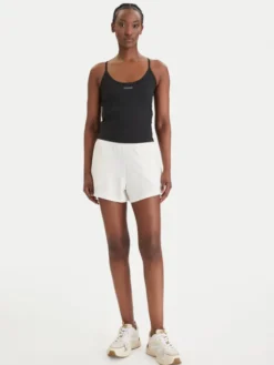 Guess Szorty sportowe O6GD02 KCQP2 Biały Relaxed Fit