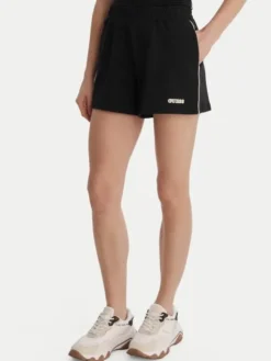 Guess Szorty sportowe V6GD08 K3004 Czarny Relaxed Fit